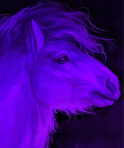 Purple Horse Diamond Paintings