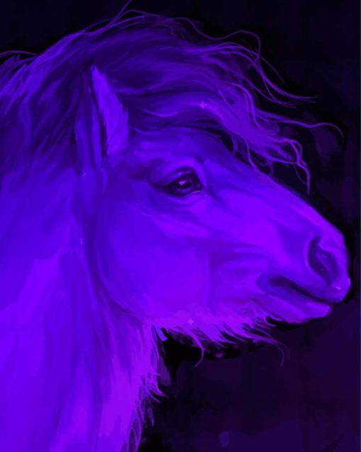 Purple Horse Diamond Paintings