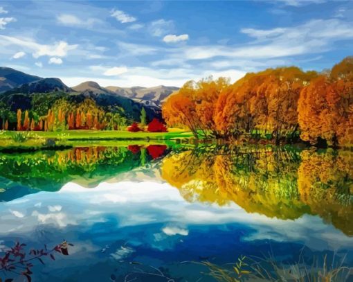 Queenstown Nature Landscape Diamond Paintings