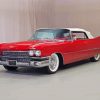 Red Cadillac 1959 Diamond Paintings