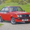 Red Escort RS 2000 Ford Diamond Paintings