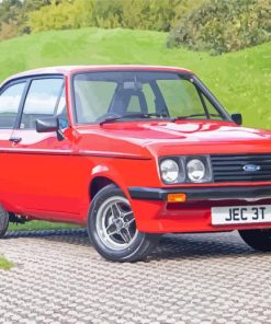 Red Escort RS 2000 Ford Diamond Paintings