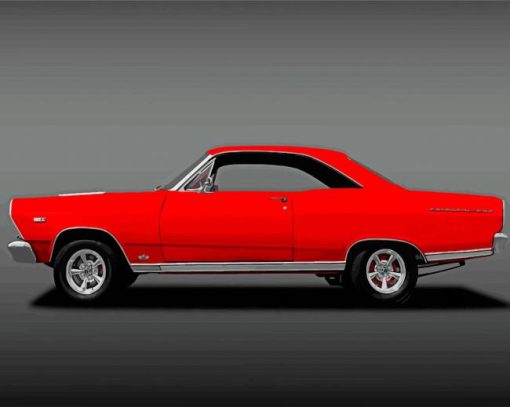 Red Ford Fairlane Diamond Paintings