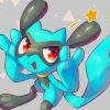 Riolu Pokemon Art Diamond Paintings