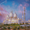 Sheikh Zayed Grand Mosque Abu Dhabi UAE Diamond Paintings