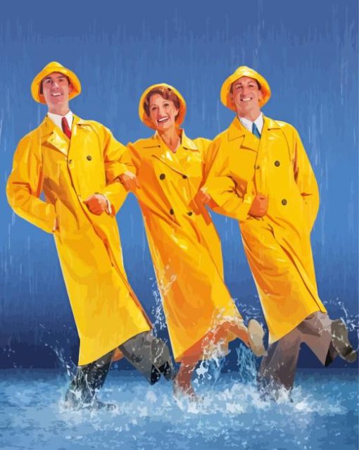 Singing In The Rain Characters Diamond Paintings