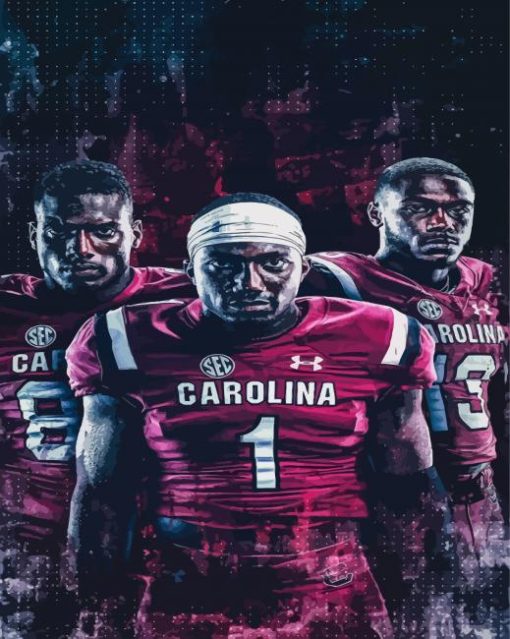 South Carolina Gamecocks Players Diamond Paintings