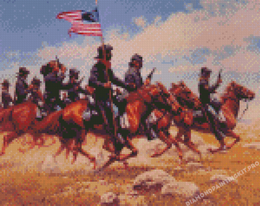 The US Cavalry Battle Diamond Paintings