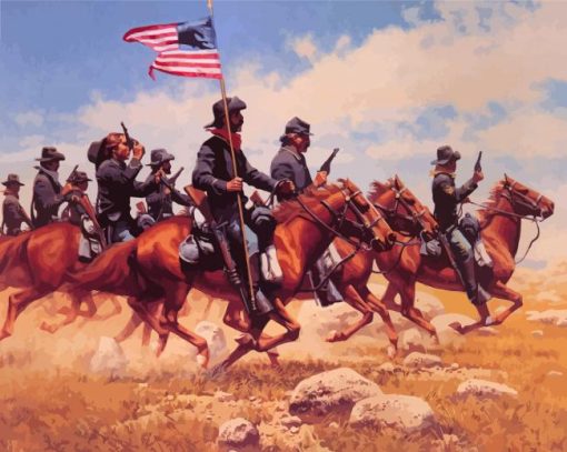 The US Cavalry Battle Diamond Paintings