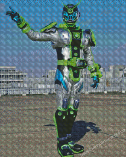 The Kamen Rider Woz Diamond Paintings