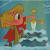 The Sword In The Stone Little Arthur Diamond Paintings