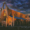 Tintern Abbey Landmark At Sunset Diamond Paintings