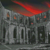 Tintern Abbey At Sunset Diamond Paintings