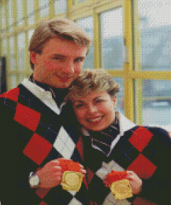 Torvill And Dean Ice Dancers Diamond Paintings