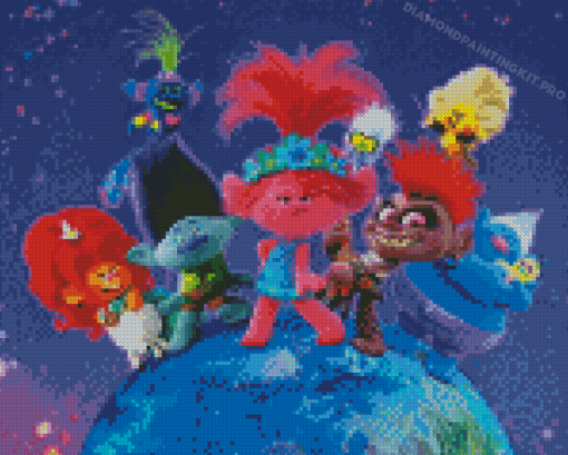 Trolls World Tour Movie Diamond Paintings