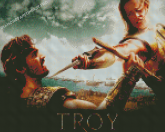Troy Movie Poster Diamond Paintings
