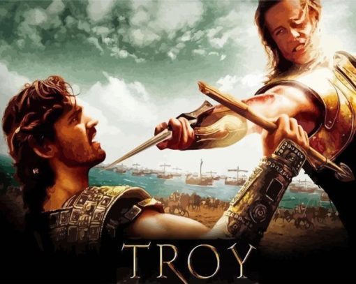 Troy Movie Poster Diamond Paintings