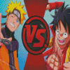 Uzumaki Naruto And Luffy Diamond Paintings