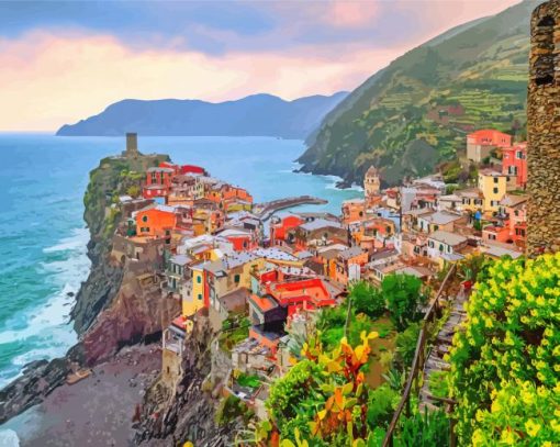 Vernazza View Diamond Paintings