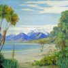 View Of Mount Earnshaw From The Island Marianne North Diamond Paintings