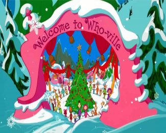 Welcome To Whoville Diamond Paintings