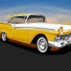 Yellow Ford Fairlane Diamond Paintings