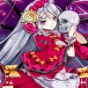 Aesthetic Anime Girl With Skull Diamond Paintings
