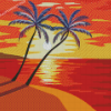 Aesthetic Beach And Sunset Diamond Paintings