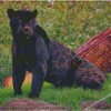 Aesthetic Black Jaguar Diamond Paintings