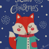 Aesthetic Christmas Fox Diamond Paintings