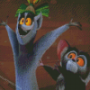 Aesthetic King Julien Diamond Paintings