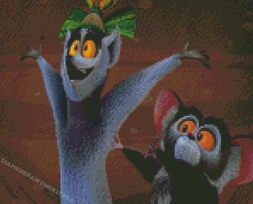 Aesthetic King Julien Diamond Paintings