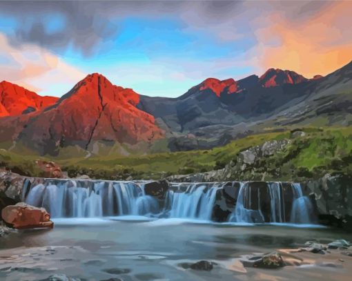 Aesthetic Scotland Scenery Diamond Paintings