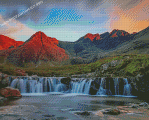 Aesthetic Scotland Scenery Diamond Paintings