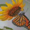 Aesthetic Sunflower Butterfly Diamond Paintings