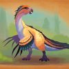 Aesthetic Therizinosaurus Diamond Paintings