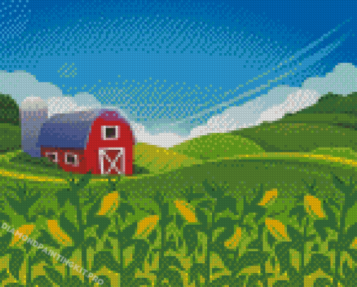 Aesthetic Cornfield Diamond Paintings