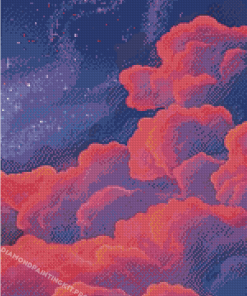 Aesthetic Purple Cloud Diamond Paintings