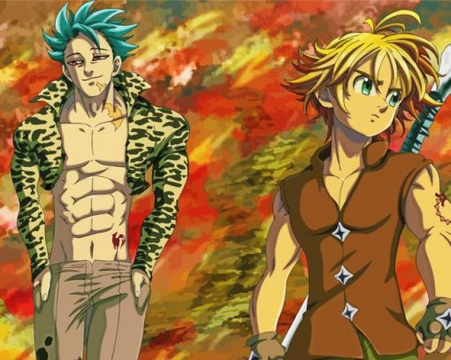 Ban And Meliodas Diamond Paintings