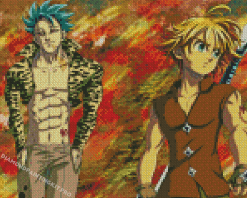 Ban And Meliodas Diamond Paintings