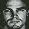 Black And White Stephen Amell Diamond Paintings