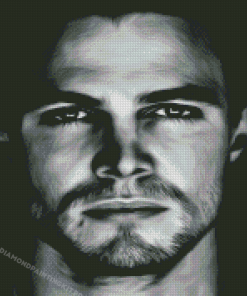 Black And White Stephen Amell Diamond Paintings