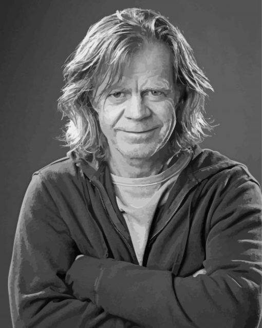 Black And White William H Macy Actor Diamond Paintings