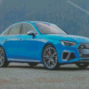 Blue Audi S4 Diamond Paintings