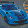 Blue Dodge Viper Diamond Paintings