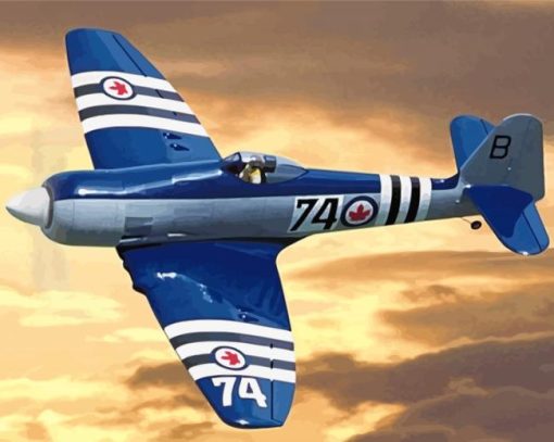 Blue Sea Fury Diamond Paintings