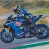 Blue Superbike Diamond Paintings