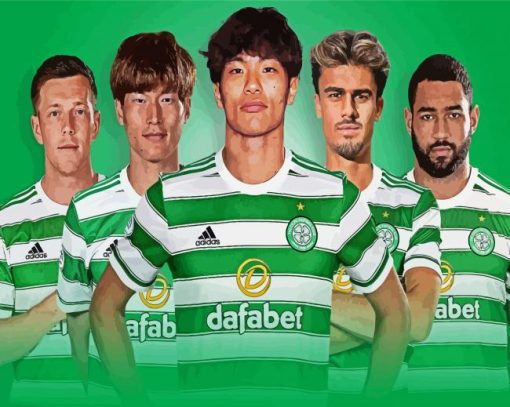 Celtic Team Poster Diamond Paintings