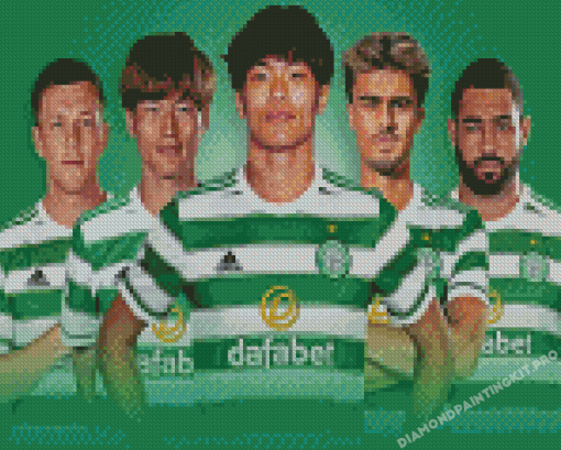 Celtic Team Poster Diamond Paintings