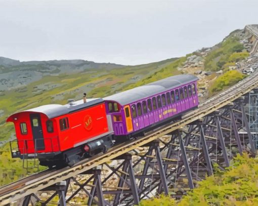 Cog Railroad Diamond Paintings